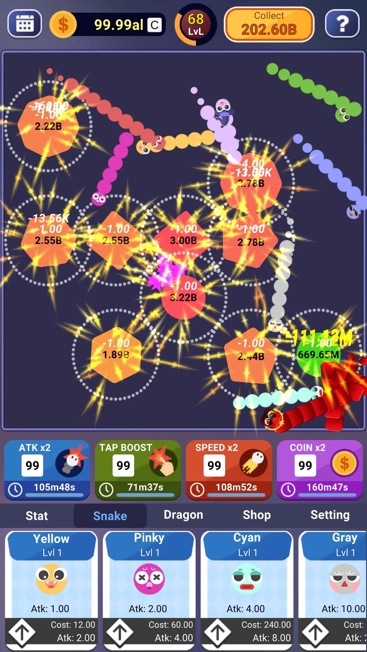 Idle Snakes - io games screenshot