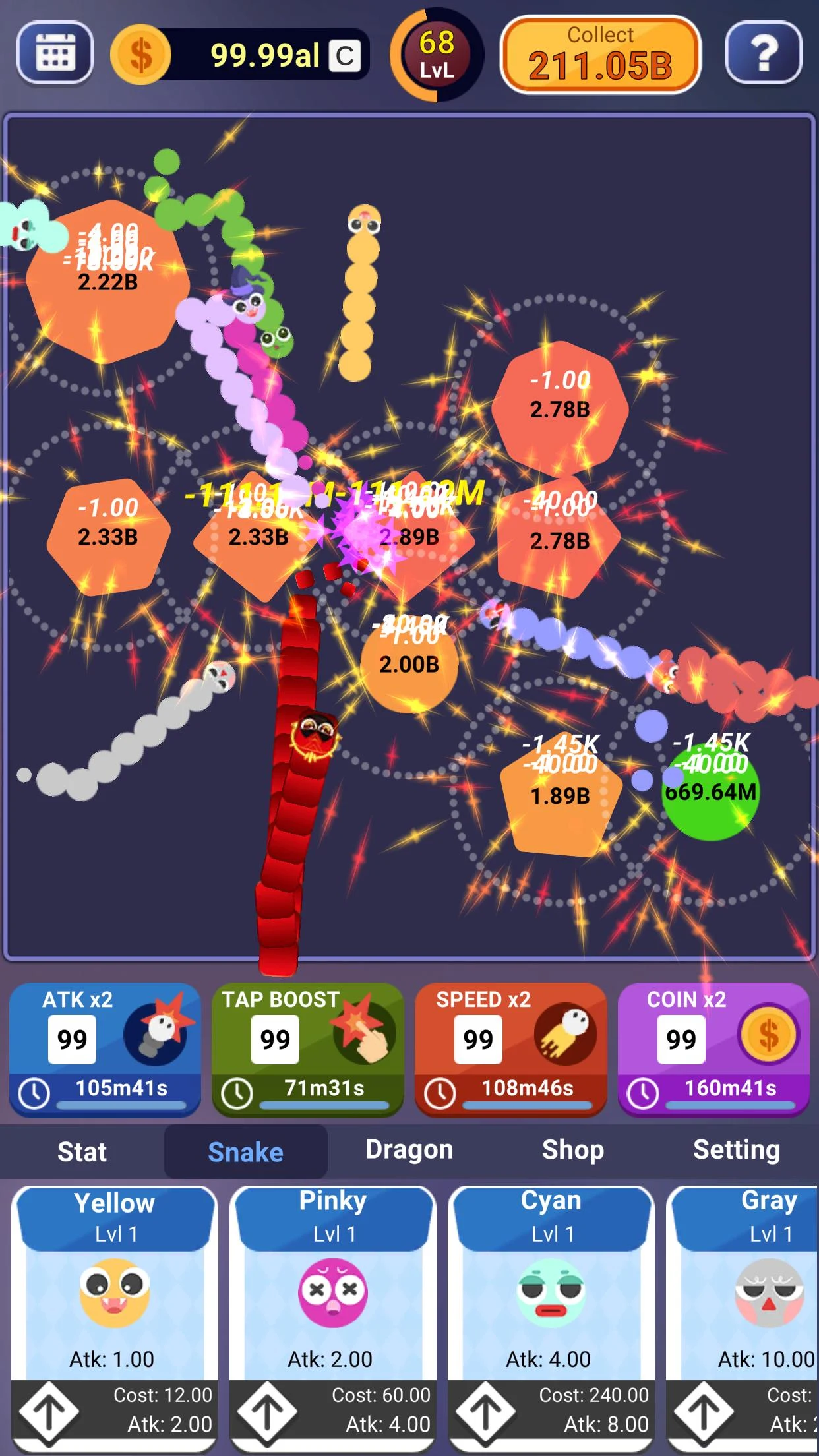 Idle Snakes - io games screenshot