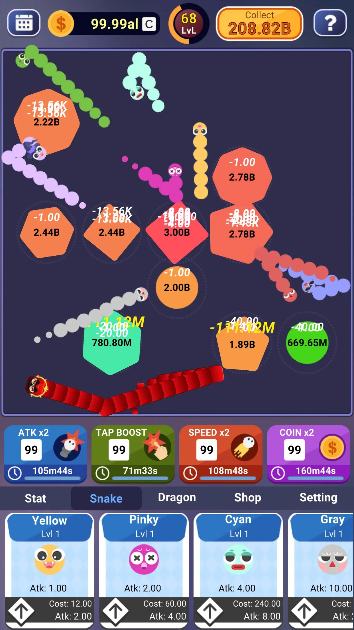 Idle Snakes - io games screenshot