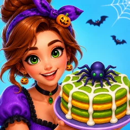 Ícone de Halloween Cooking Games